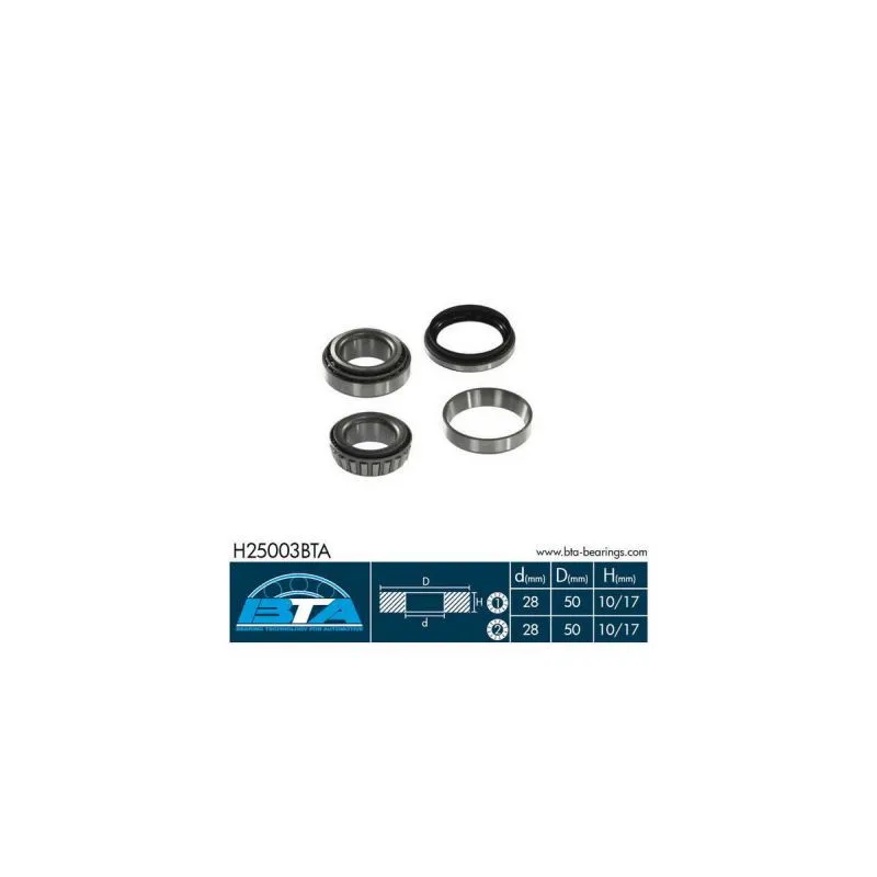 Roulement de roue arrière BTA H25003BTA