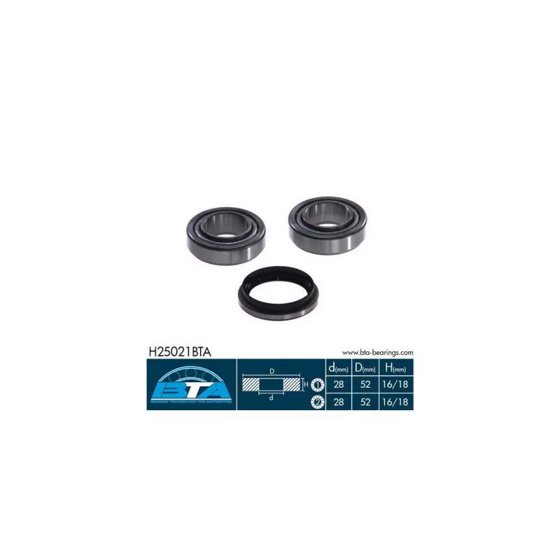 Roulement de roue arrière BTA H25021BTA
