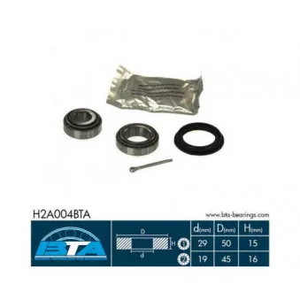 Roulement de roue arrière BTA H2A004BTA