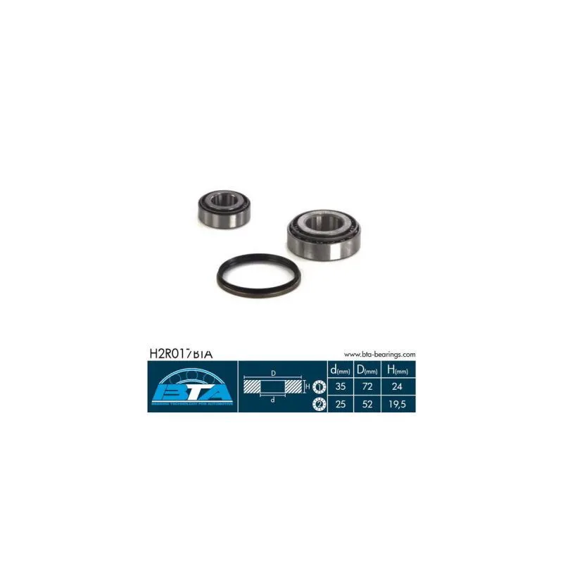 Roulement de roue arrière BTA H2R017BTA