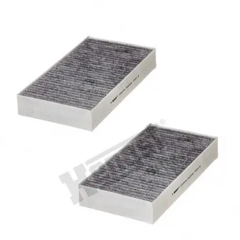 Filtre, air de l'habitacle HENGST FILTER E2912LC01-2