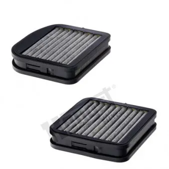 Filtre, air de l'habitacle HENGST FILTER E2973LC-2