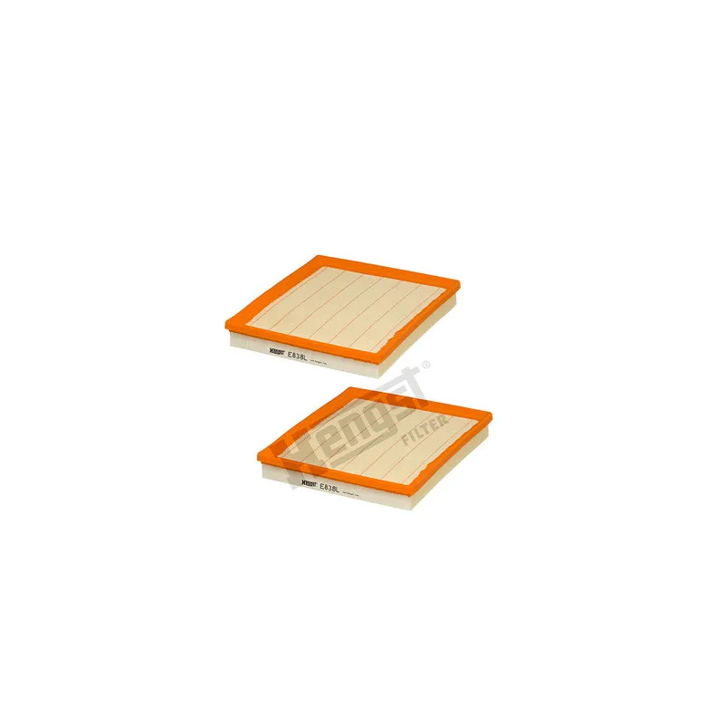 Filtre à air HENGST FILTER E838L-2
