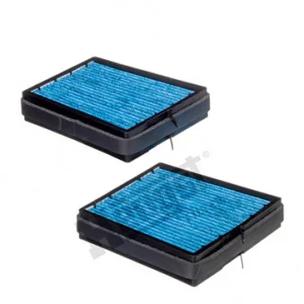 Filtre, air de l'habitacle HENGST FILTER E970LB01-2