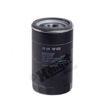 Filtre à huile HENGST FILTER H14W03
