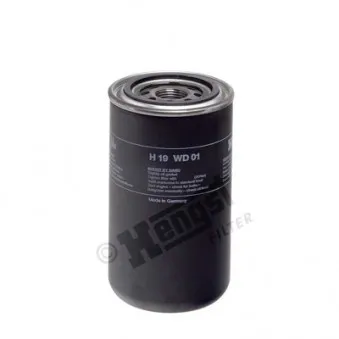 Filtre à huile HENGST FILTER H19WD01