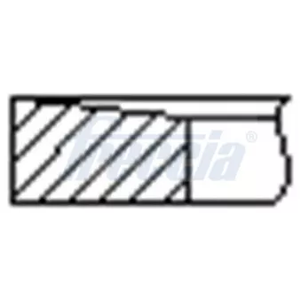 Jeu de segments de pistons FRECCIA FR10-880100