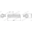 Ressort de suspension MONROE SP4422 - Visuel 2