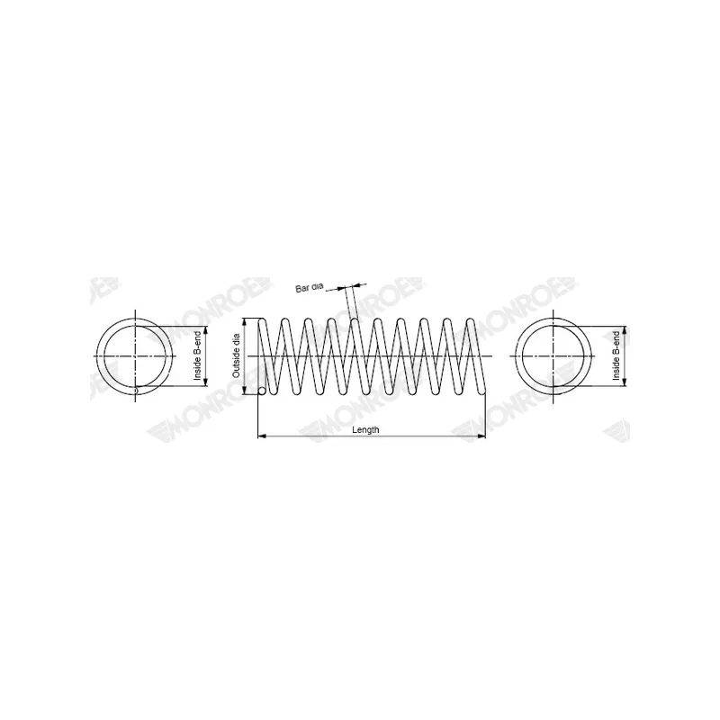 Ressort de suspension MONROE SP4507