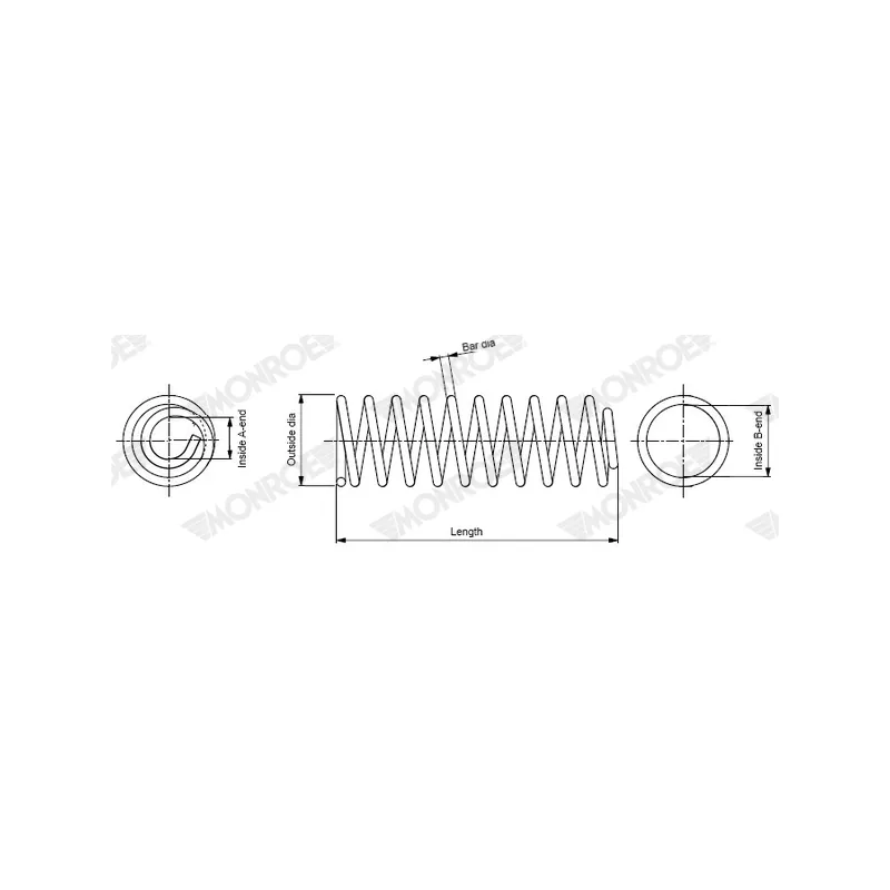 Ressort de suspension MONROE SP4830
