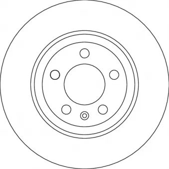 Jeu de 2 disques de frein arrière TRW DF4624