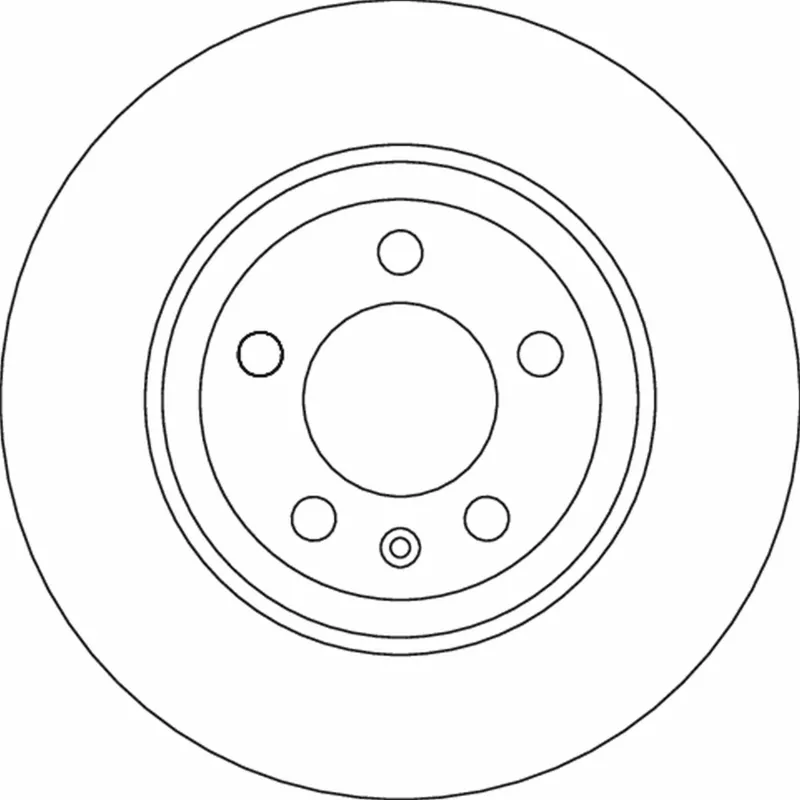 Jeu de 2 disques de frein arrière TRW DF4624