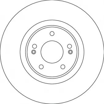 Jeu de 2 disques de frein arrière TRW DF4632S