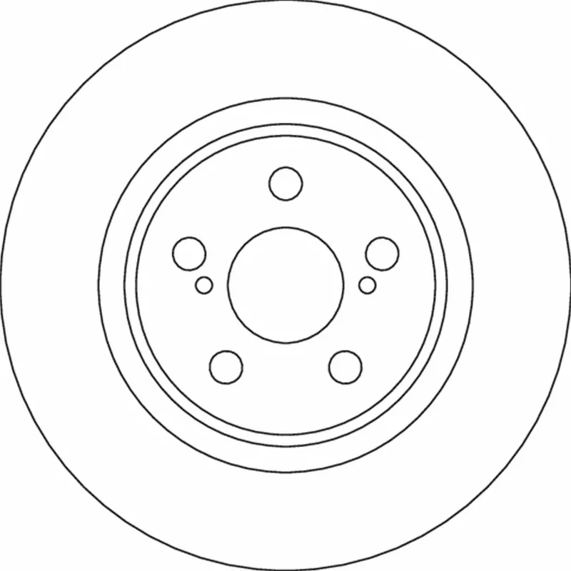 Jeu de 2 disques de frein arrière TRW DF4641