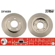 Jeu de 2 disques de frein arrière TRW DF4689 - Visuel 1