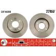 Jeu de 2 disques de frein avant TRW DF4698 - Visuel 1