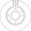 Jeu de 2 disques de frein avant TRW DF4698 - Visuel 2