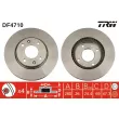 Jeu de 2 disques de frein avant TRW DF4710 - Visuel 1