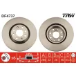 Jeu de 2 disques de frein avant TRW DF4737 - Visuel 1