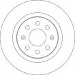 Jeu de 2 disques de frein arrière TRW DF4740 - Visuel 2