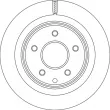 Jeu de 2 disques de frein arrière TRW DF4745 - Visuel 2