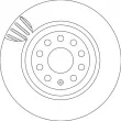 Jeu de 2 disques de frein arrière TRW DF4754 - Visuel 2
