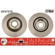 Jeu de 2 disques de frein avant TRW DF4757S - Visuel 1