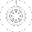 Jeu de 2 disques de frein avant TRW DF4757S - Visuel 2