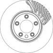 Disque de frein avant droit TRW DF4760S - Visuel 2
