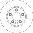 Disque de frein avant gauche TRW DF4762S - Visuel 2