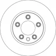 Disque de frein avant droit TRW DF4763S - Visuel 2