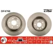Jeu de 2 disques de frein arrière TRW DF4766 - Visuel 1
