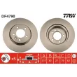 Jeu de 2 disques de frein avant TRW DF4790 - Visuel 1