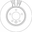 Jeu de 2 disques de frein avant TRW DF4790 - Visuel 2