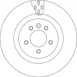 Jeu de 2 disques de frein avant TRW DF4792S - Visuel 2