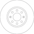 Jeu de 2 disques de frein avant TRW DF4796 - Visuel 2