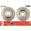 Jeu de 2 disques de frein avant TRW DF4799 - Visuel 1