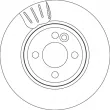 Jeu de 2 disques de frein avant TRW DF4799 - Visuel 2