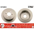 Jeu de 2 disques de frein arrière TRW DF4803 - Visuel 1