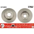 Jeu de 2 disques de frein arrière TRW DF4805 - Visuel 1