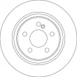 Jeu de 2 disques de frein arrière TRW DF4805 - Visuel 2