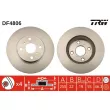 Jeu de 2 disques de frein avant TRW DF4806 - Visuel 1