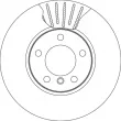 Jeu de 2 disques de frein avant TRW DF4807S - Visuel 2
