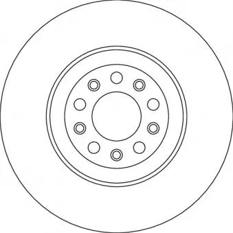 Jeu de 2 disques de frein arrière TRW DF6551S