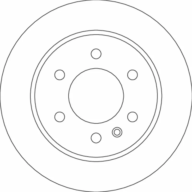 Jeu de 2 disques de frein arrière TRW DF6596S