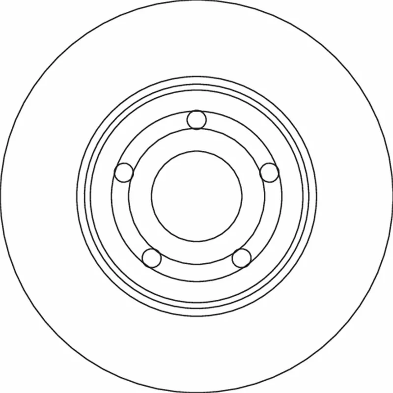 Jeu de 2 disques de frein arrière TRW DF6708