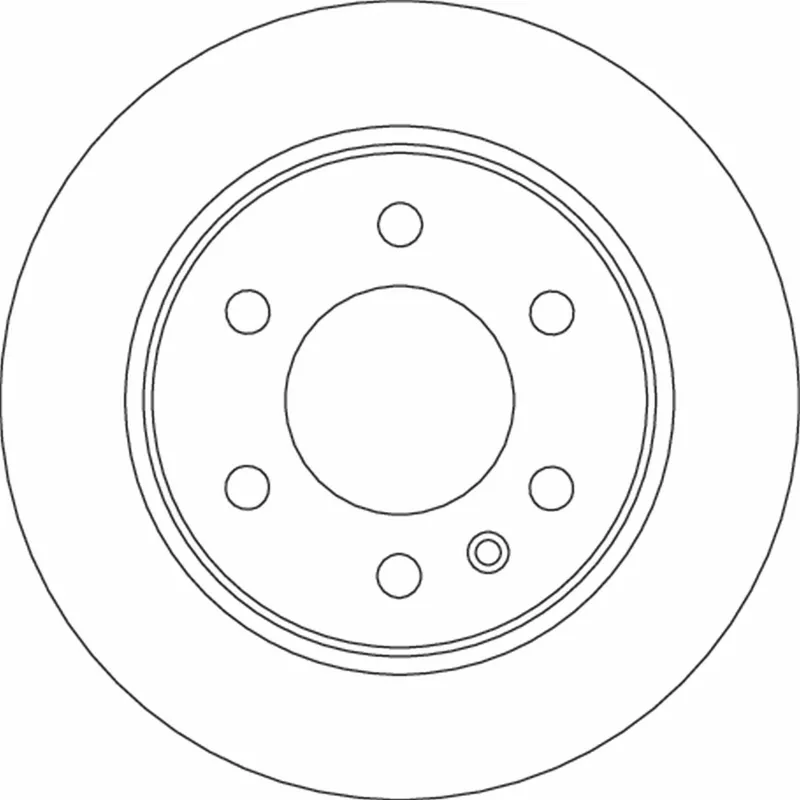 Jeu de 2 disques de frein arrière TRW DF6723S
