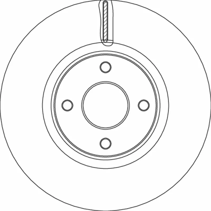 Jeu de 2 disques de frein avant TRW DF6761S