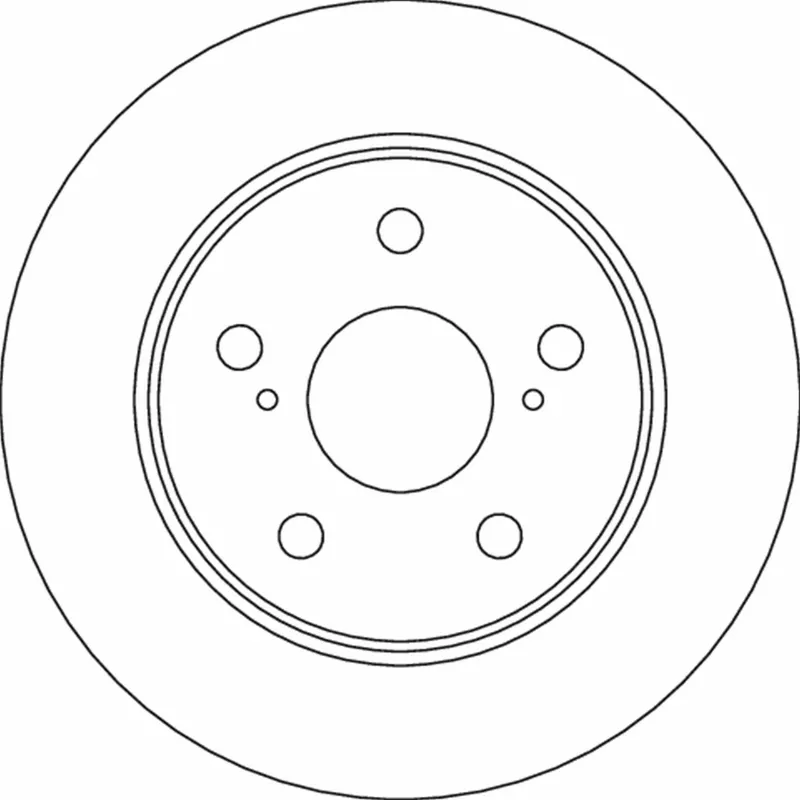 Jeu de 2 disques de frein arrière TRW DF6773