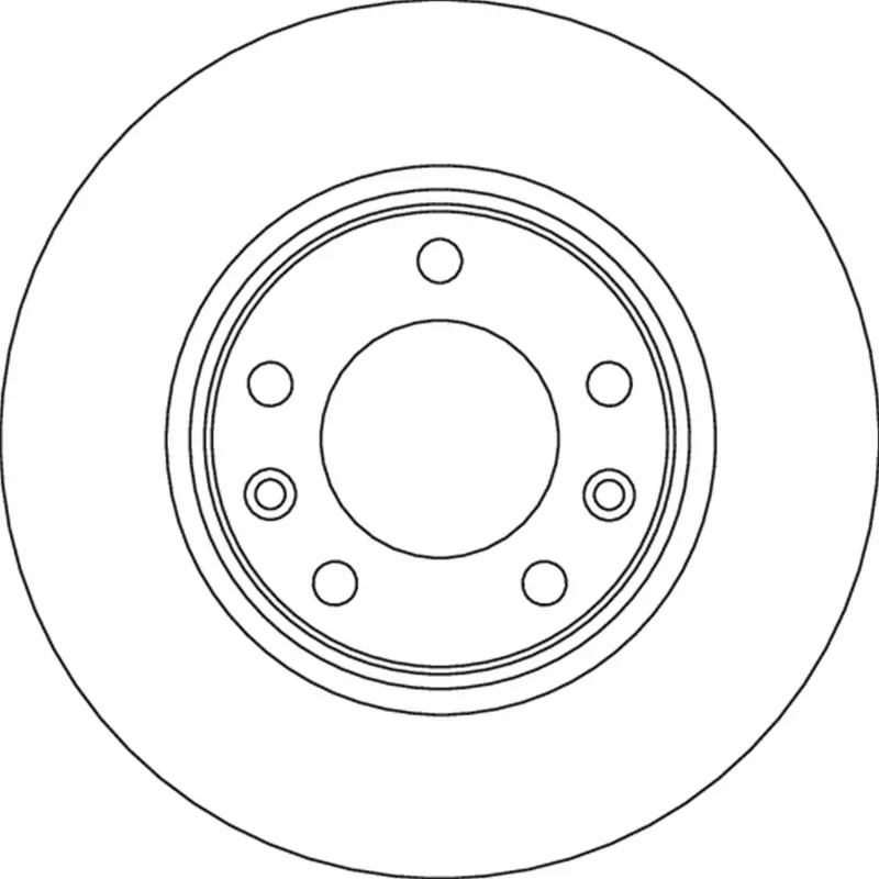 Jeu de 2 disques de frein arrière TRW DF6780